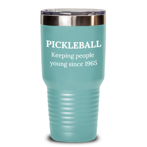 20 oz Insulated Tumbler "Young since 1965"